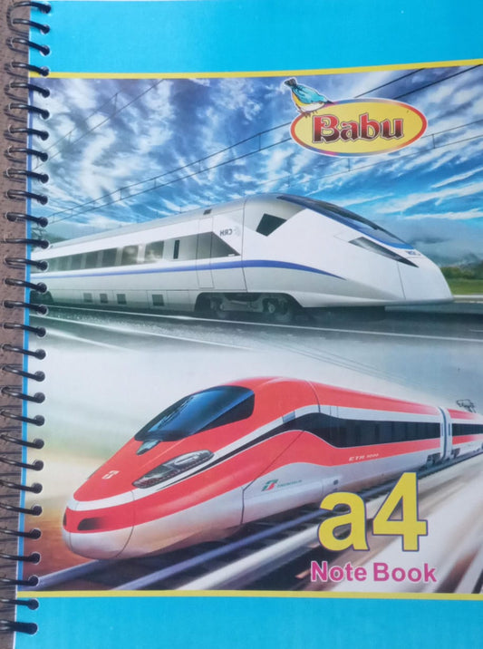 Babu A4 Spiral Notebook – 350 Ruled Pages with Index | Sri Janta Book Sytal