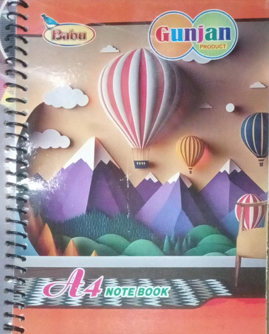Babu Gunjan Notebook with Index Pages  250 Ruled  Sri Janta Book Sytal  Hindi Paperback