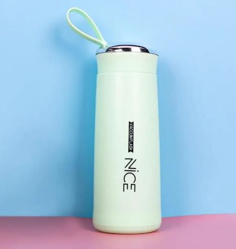 DOMS Waterproof Doodle Print School Bag for Kids and Teens Stylish Cartoon Design Lightweight and Durable Unisex With Free Nice Glass Water Bottle 1 piece 400 ML