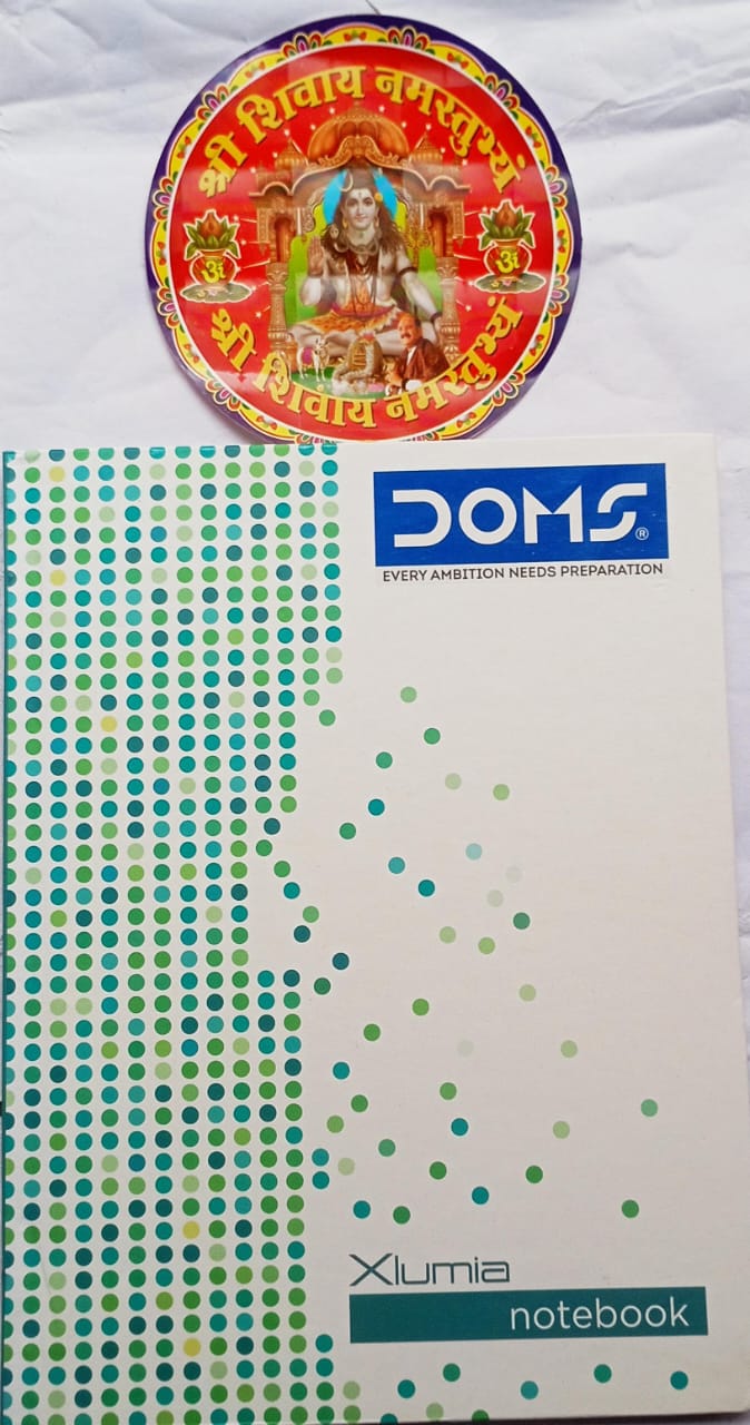 Doms Every Ambition Needs Preparation Note Book Diary Coman Diary With Share Shivay Namastubhyam Multi Colour Sticke