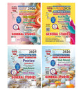 Ghatna Chakra IAS PCS Main Exam 2026 GS 1st 2nd 3rd and 4th Paper English Medium Combo Set of 4 Books