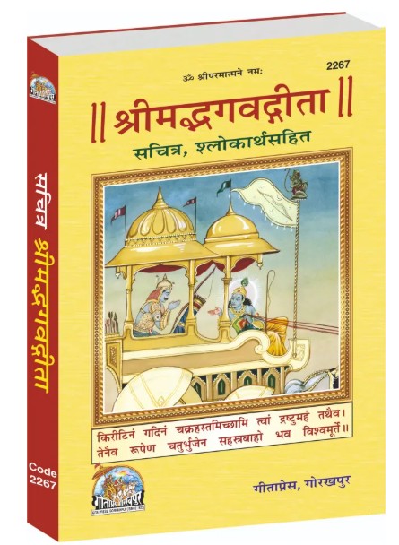 Shrimad bhagwat Gita Sachitra Illustrated 