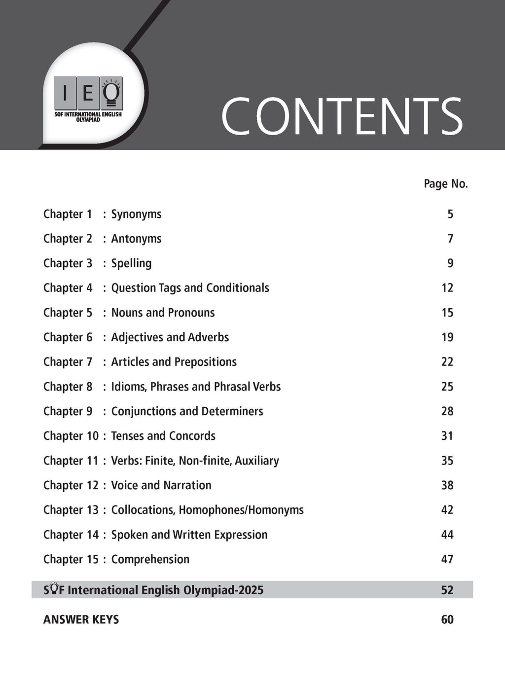 MTG English Class 9 International Olympiad IEO Workbook 2026-27 Edition Latest Exam Pattern