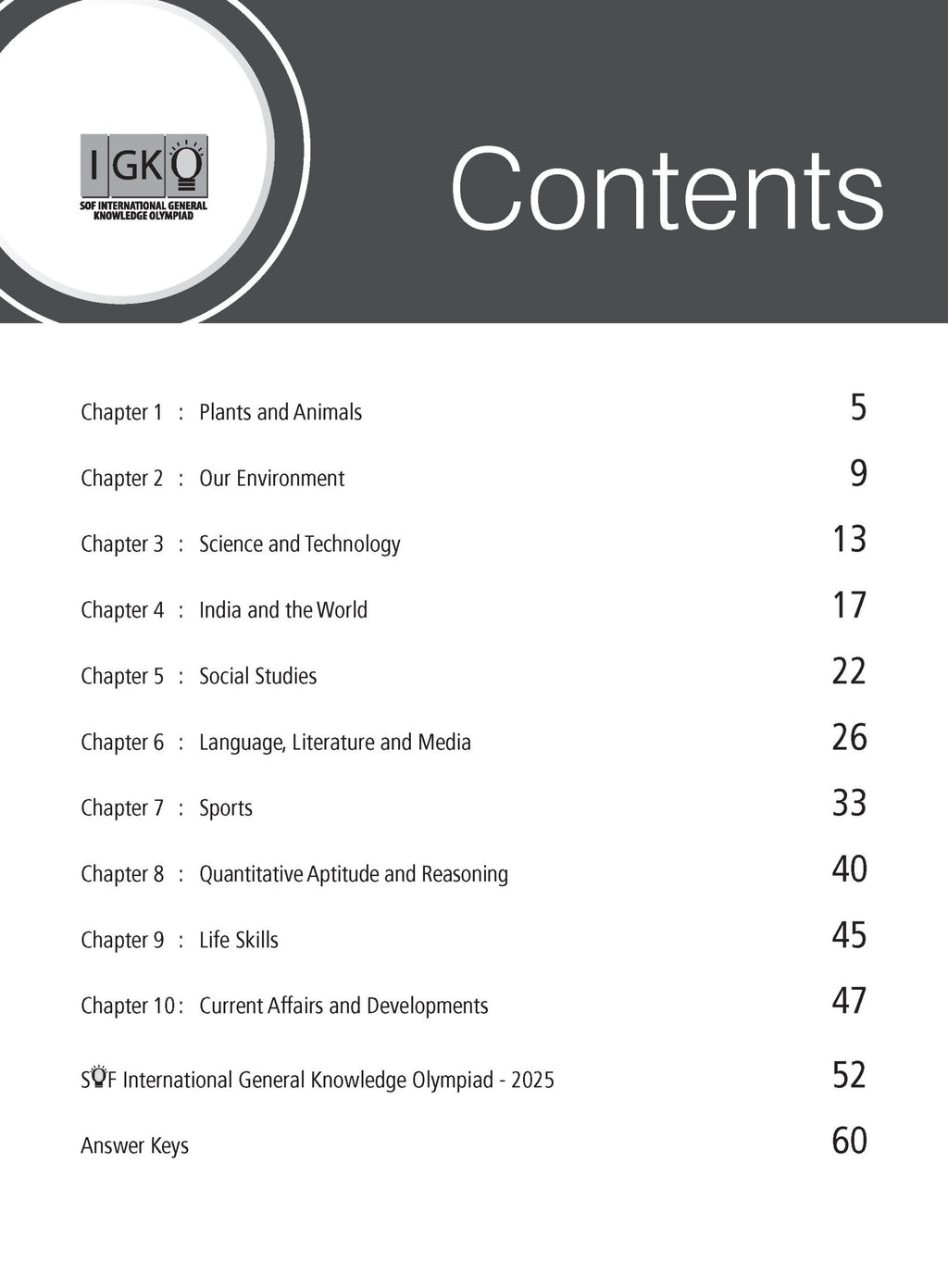 MTG General Knowledge Class 9 International Olympiad IGKO Workbook 2026-27 Edition Latest Exam