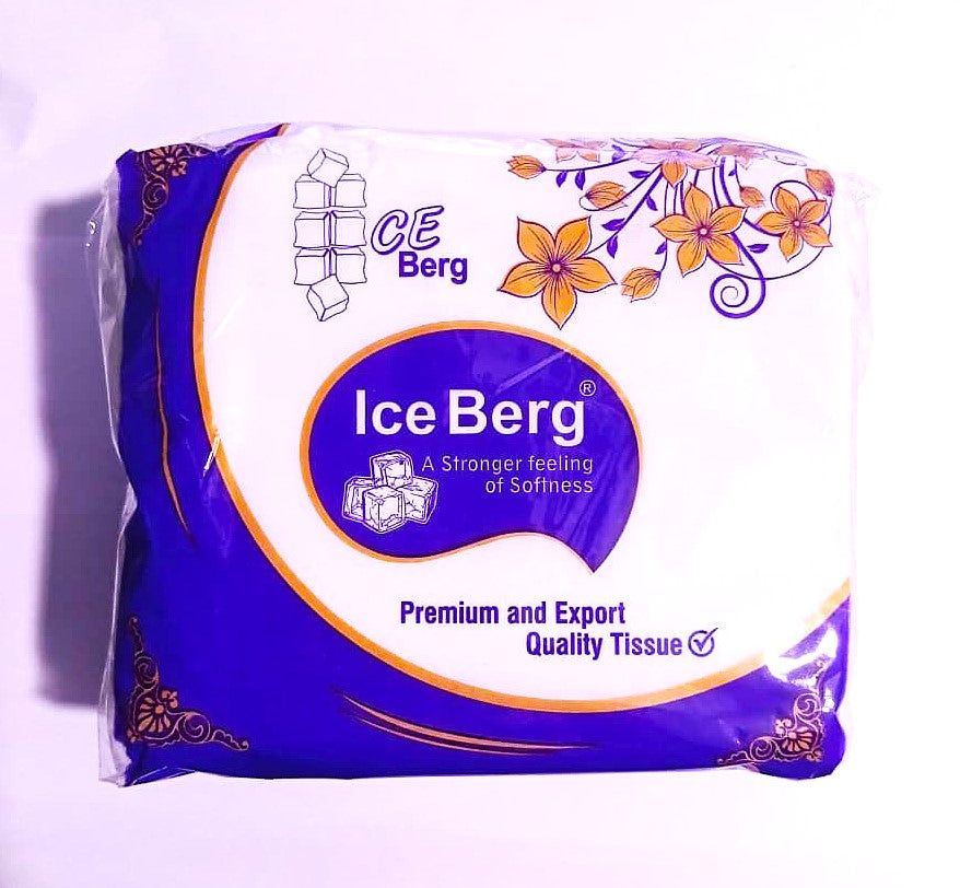 Ice Berg Tissue Wet Wipes Tissues For Cleaning Face Body Multipurpose Daily Cleansing Face Wipes Thick and Soft Makeup Remover Wet Wipes 100 Pcs Facial Tissue Wipes