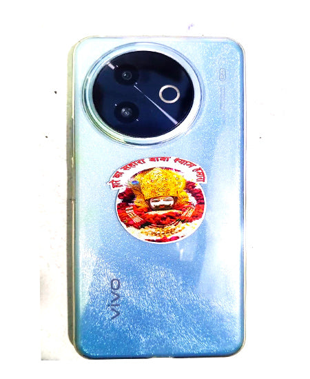 Khatu shyam ji Photo Sticker Baba Shyam Sticker for Car Bike Phone Book and Other Use Size 2.9 X 2.9 Inch Colourful Sticker