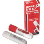 Kores Eraz EX White Ink Correction Pen Set Whitener And Diluter Metal Tip Fast Dry Combo Use All OMR Exam