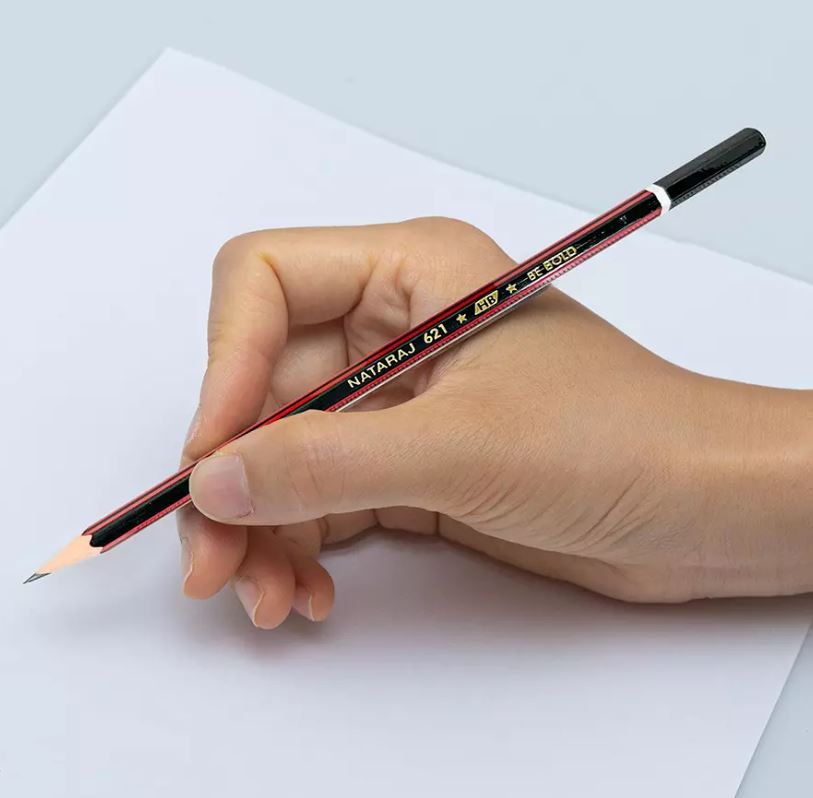 Nataraj 621 Bold Pencils Ergonomic Grip Easy To Sharpen Easy To Erase Bold Lead for Dark Writing 10 Packs Of Nataraj 621 Be Bold Pencils Each Pack Containing 10 Pencils Wholesale Pack