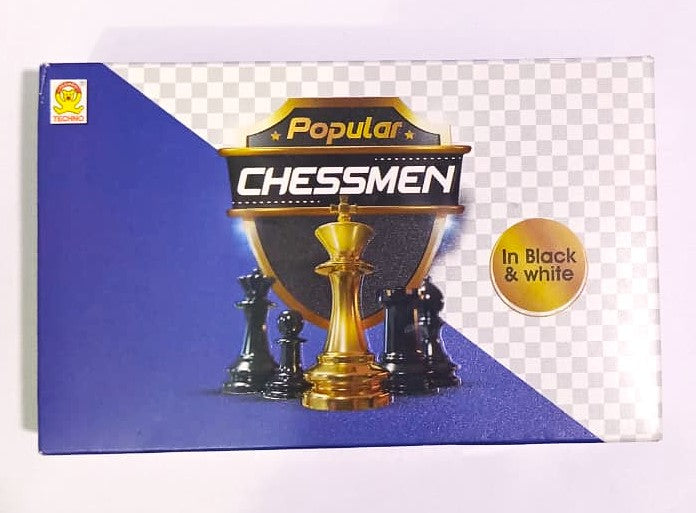 Popular Chessmen In Black and White Complete Set of 32 Chess Pieces Chess Coins Chessmen Light Weight All Ages