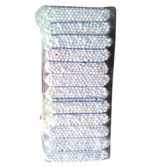 Rainbow Ear Buds Pure Cotton Buds Multi Color Soft and Gentle Finish Sterilized Cotton Head Superior Fixing Stronger Stick Untouched By Hand 12 Units Pack