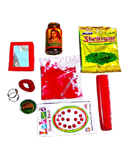 Shringar Kit for Devi Mata Rani Navratri Pujan Laxmi Puja Karwa Chauth Margshirsha Haritalika Teej Varlaxmi Vratam Shringar Set Shringar Ka Saman for Women or Bride for Festival