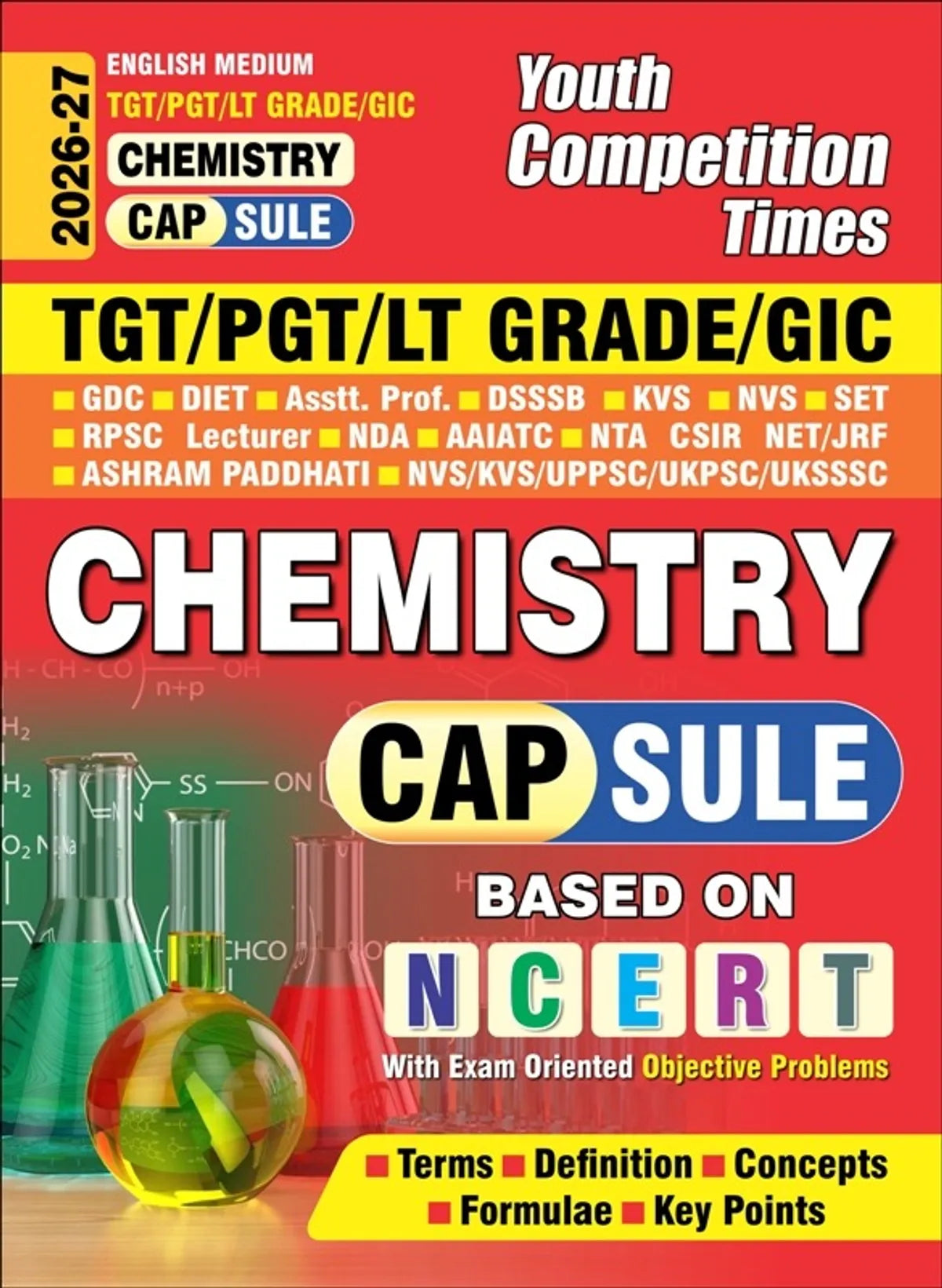 Youth TGT PGT LT Grade GIC Chemistry Capshul 2026-27 English Medium Based On English Medium