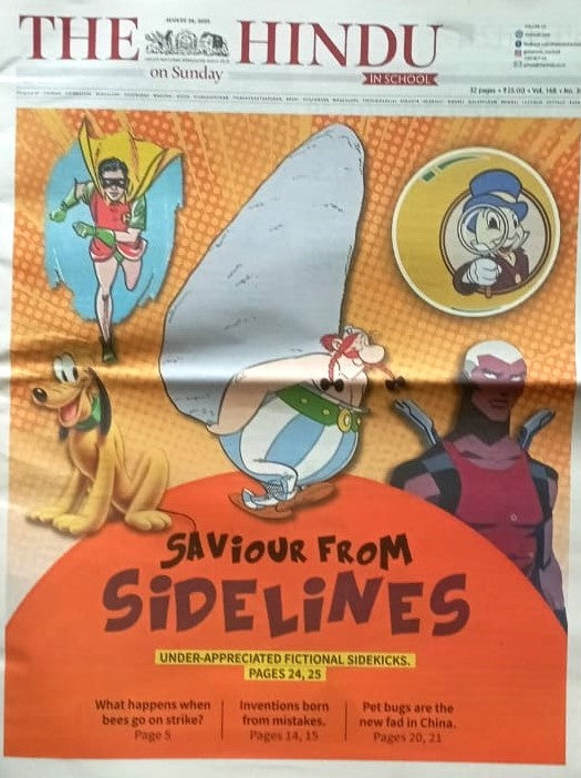 THE HINDU IN SCHOOL Saviour From Sidelines on Sunday 