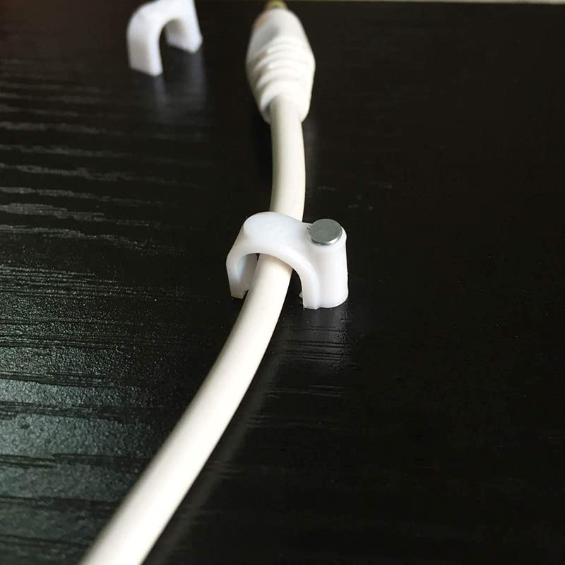 Tejas Cable Clip 6mm Diameter White Plastic Pack Of 100 Electrical Use Reliable For Home Business and Commercial Cable Management