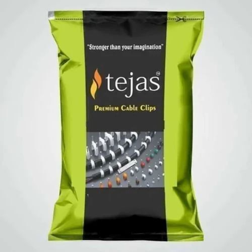 Tejas Cable Clip 6mm Diameter White Plastic Pack Of 100 Electrical Use Reliable For Home Business and Commercial Cable Management