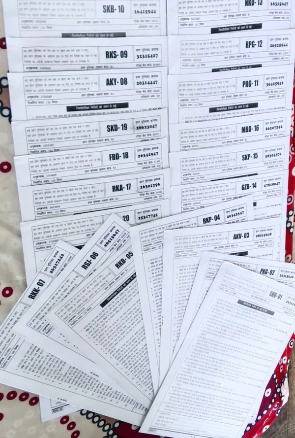 Ankit Bhati UP Police Constable Bharti Pariksha 2026 Exam Post 32679 20 Mock Tests With OMR Sheets And QR Code ऐसा बिल्कुल पेपर जैसा With Free Khatu Shyam Sticker