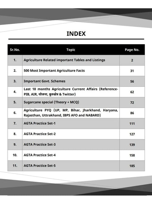 AGTA 2026 (Agriculture Technical Assistant & Cane Supervisor) – Important Facts with 5 Full-Length Tests UP Exam Wale