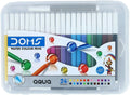 DOMS Aqua Non-Toxic Watercolour Round Nib Sketch Pens Set of 25 Multicolor