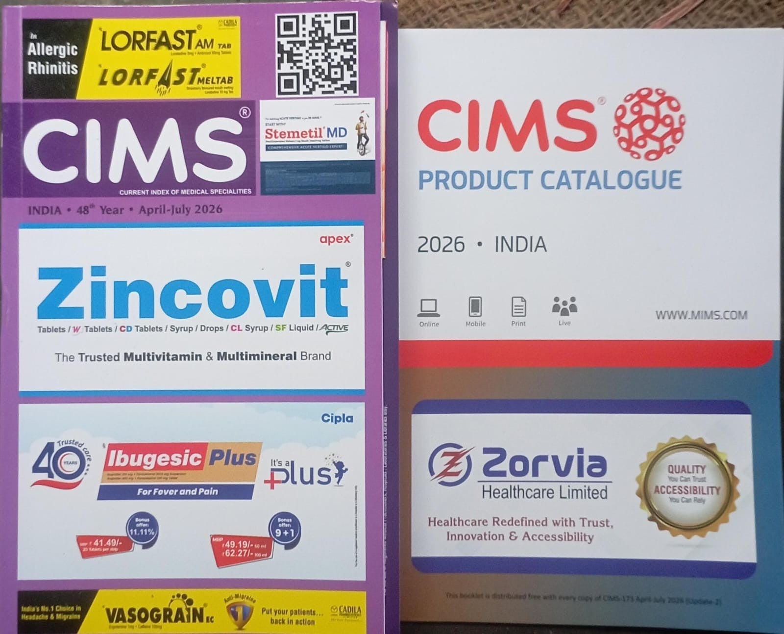 CIMS India April 2026-July 2026 Year 48th Book English Medium With Free Khatu Shyam Sticker