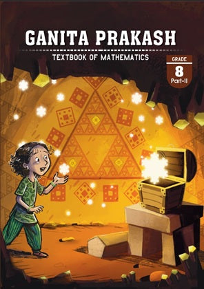 NCERT Combo Set Of 2 Books Ganita Prakash Mathemathics Part 1 And 2 Textbook For Class 8 English Medium