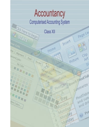 NCERT Accountancy Computerised Accounting System Class 12 Ncert Latest New Syllabus Code 12127